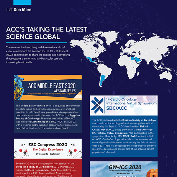 Just One More ACC’s Taking the Latest Science Global American