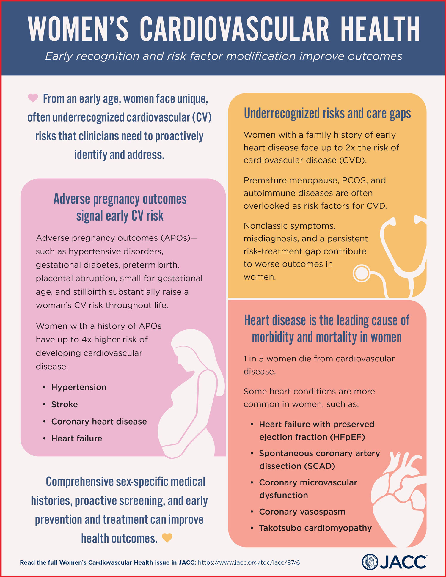 Women's Cardiovascular Health Infographic