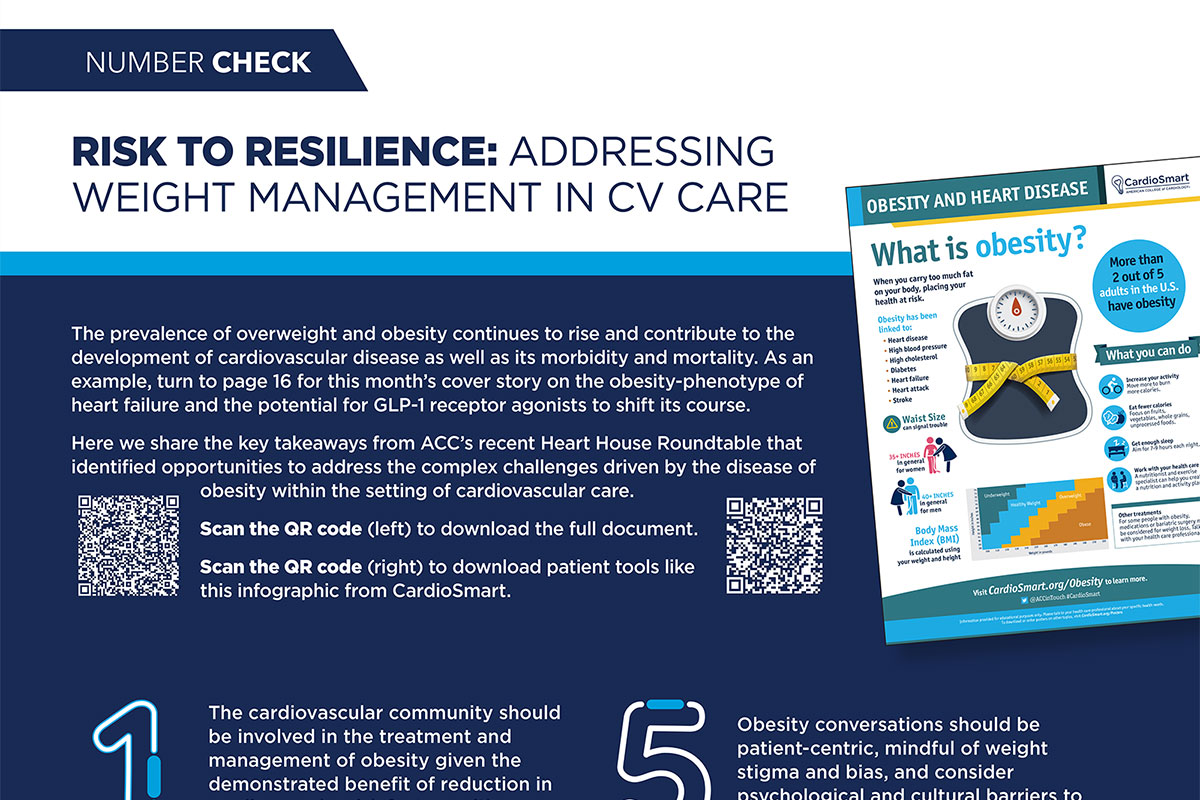 Number Check | Risk to Resilience: Addressing Weight Management in CV Care